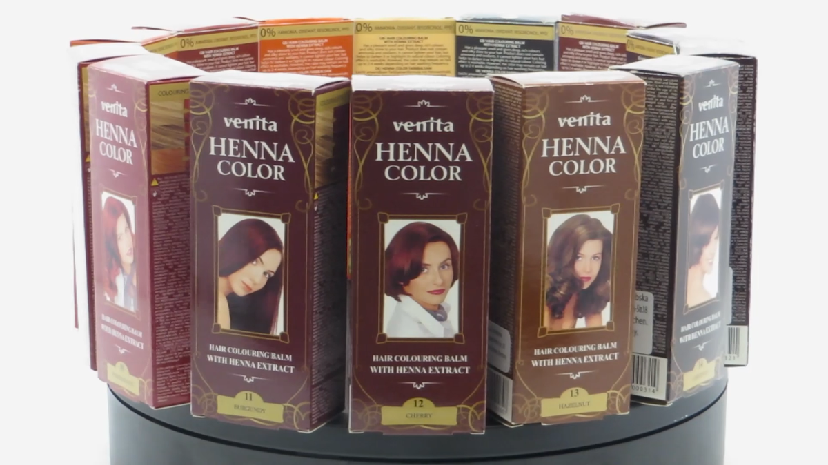 Venita Henna Color Natural Hair Color Hair Balm Herbal Hair DYE