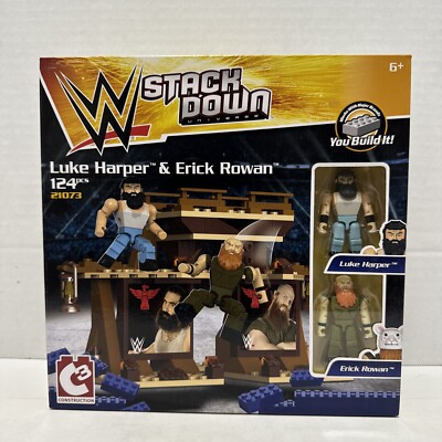 C3 WWE Stack Down Universe 21073 Luke Harper & Eric Rowan 124 Pieces 2015 NIB