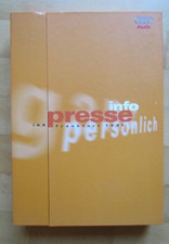 Audi Pressemappe IAA 1999 mit vielen Fotos, News, Duo, S4/S4 Avant