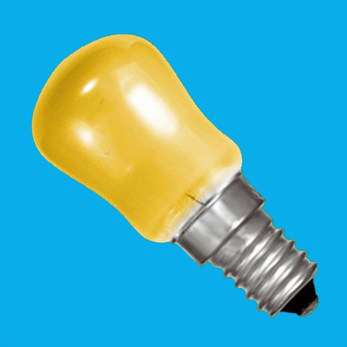 2x 15W Coloured Pygmy Sign Light Bulbs, Display Lamp, Small Screw Cap
