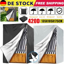 Strandkorb Schutzhülle Winterfest 420D Strandkorbhülle XXL Abdeckhaube Abdeckung