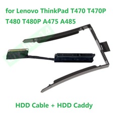 Hard Drive HDD SSD Cable Caddy Bracket for Lenovo ThinkPad T470 T480 A475 A485