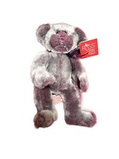 Russ Teddy Bear Plush Iris Purple Sparkle Stuffed Animal 11"