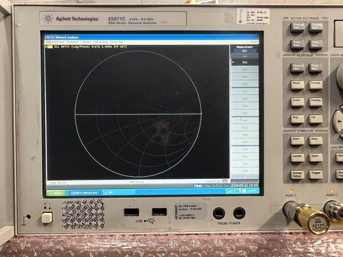 Agilent E5071C, 4-Port Network Analyzer, 8.5GHz, 019,480,UNQ, MY46110661 # - Picture 10 of 18