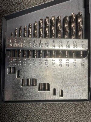 Chicago-Latrobe 49911, Drill Bit Set. 13 Pc, 118 °, High Speed Steel. NEW.