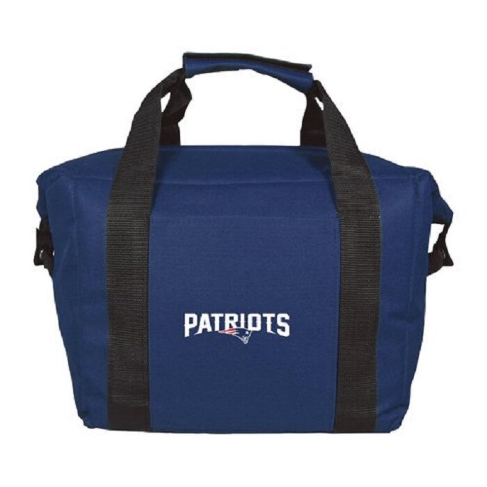 New England Patriots Soft-Sided Cooler Insulated Tote 12pk NFL