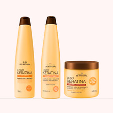 Lisso Keratina Set   Placenta Life Shampoo, Conditioner  Mask- Frizz Control