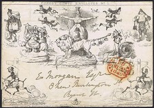 1840 22 May Fores Comic No 1 the EARLIEST ENGLISH CARICATURE by John Leech