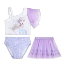 NWT Disney Store Frozen Elsa Costume Set Swimsuit 4,5/6,7/8