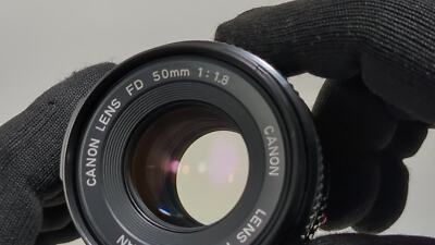 Canon NFD New FD 50mm f/1.8 EXC+++++ MF Standard Lens From Japan