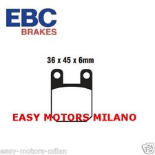 FA115 EBC COPPIA PASTIGLIE FRENO ANTERIORE Derbi Super Motard - 50 cc 2001