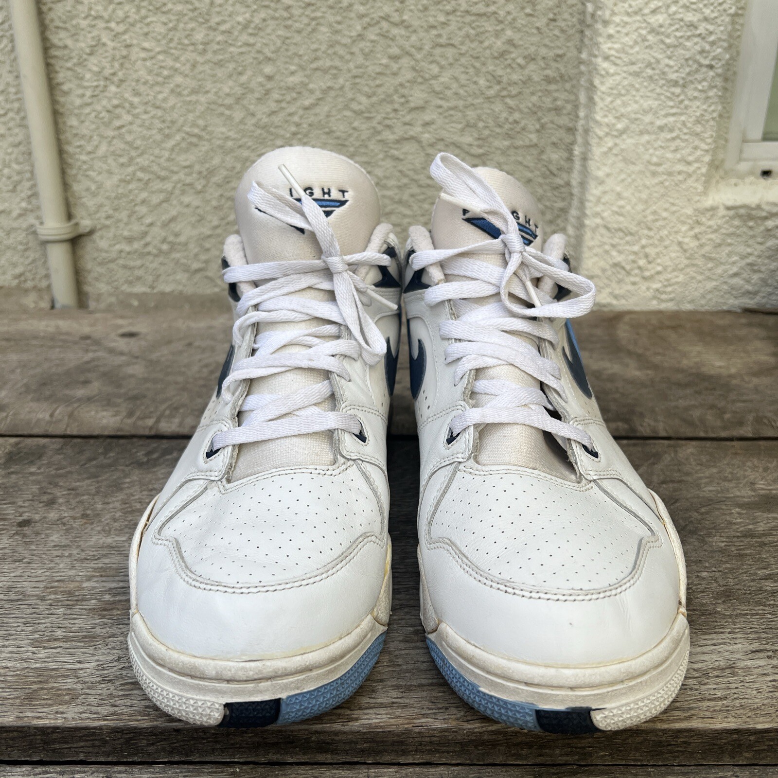 Size 11 - Nike Air Bound White Navy for sale online | eBay