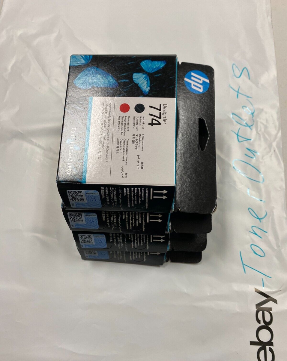 HP 774 PRINTHEAD FULL SET P2V97A P2V98A P2V99A P2W00A DESIGNJET