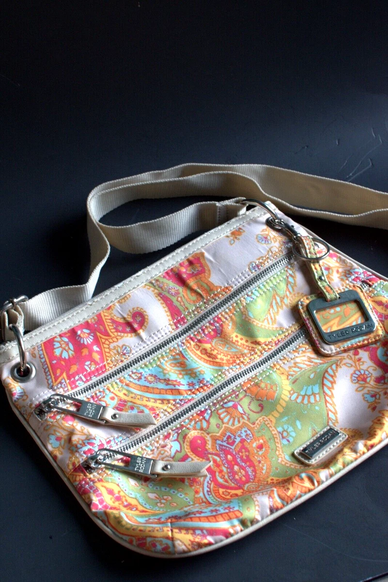 Vintage Tyler Rodan Colorful Paisley Crossbody Bag Purse eBay
