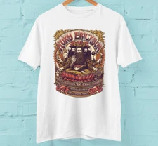 In Concert Tour Roky Erickson Shirt Cotton White Full Size Unisex S-4XL