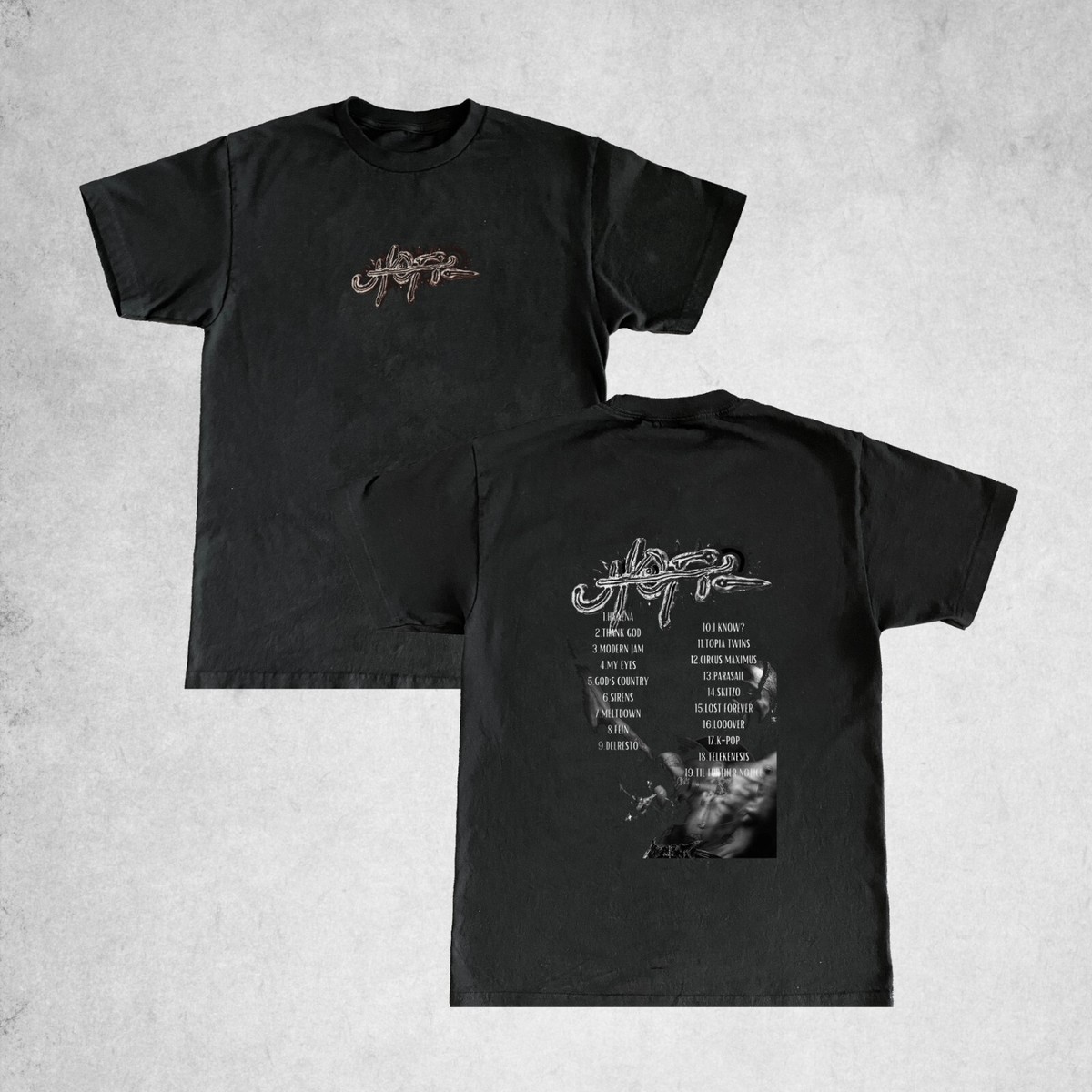 Travis Scott Utopia Tracklist T-Shirt, Utopia Tour, Travis Scott