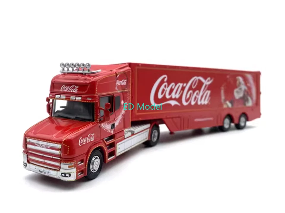 BN 1:76 Red Coke Christmas Scania T Cab Delivery Truck Model Diecast Metal Car - Image 2 of 4