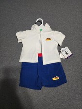 Vintage Carter's Diaper Free Swim Suit Size 6-9 Months Sailor Boat