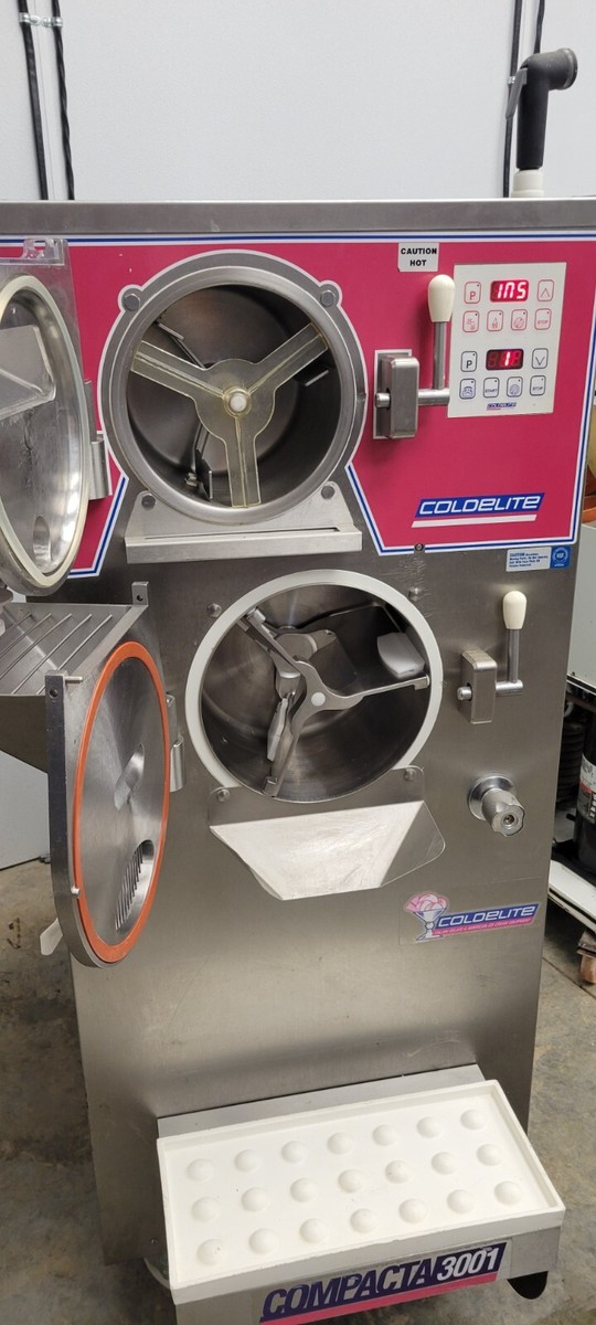 ColdElite Compacta 3001 Combo Gelato Ice Cream Machine Batch