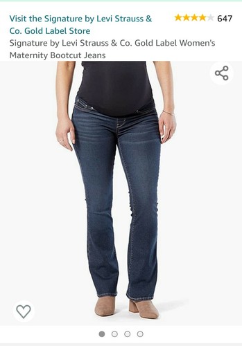 2 pairs maternity levi strauss jeans 
