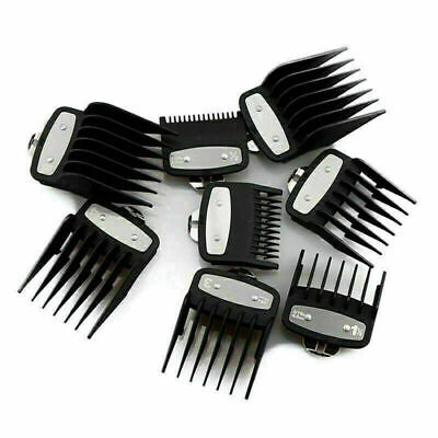 Kopen Professional Hair Clipper Metal Clip Guides Limit Combs Guards For WAHL 8PCS