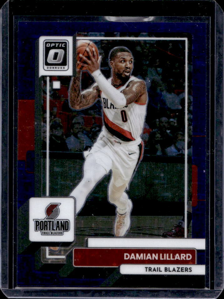 2022-23 Donruss Optic Damian Lillard Purple Stars #2/17 #49