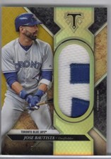 2017 Topps Triple Threads Jumbo Patch 3/9 Jose Bautista Toronto Blue Jays