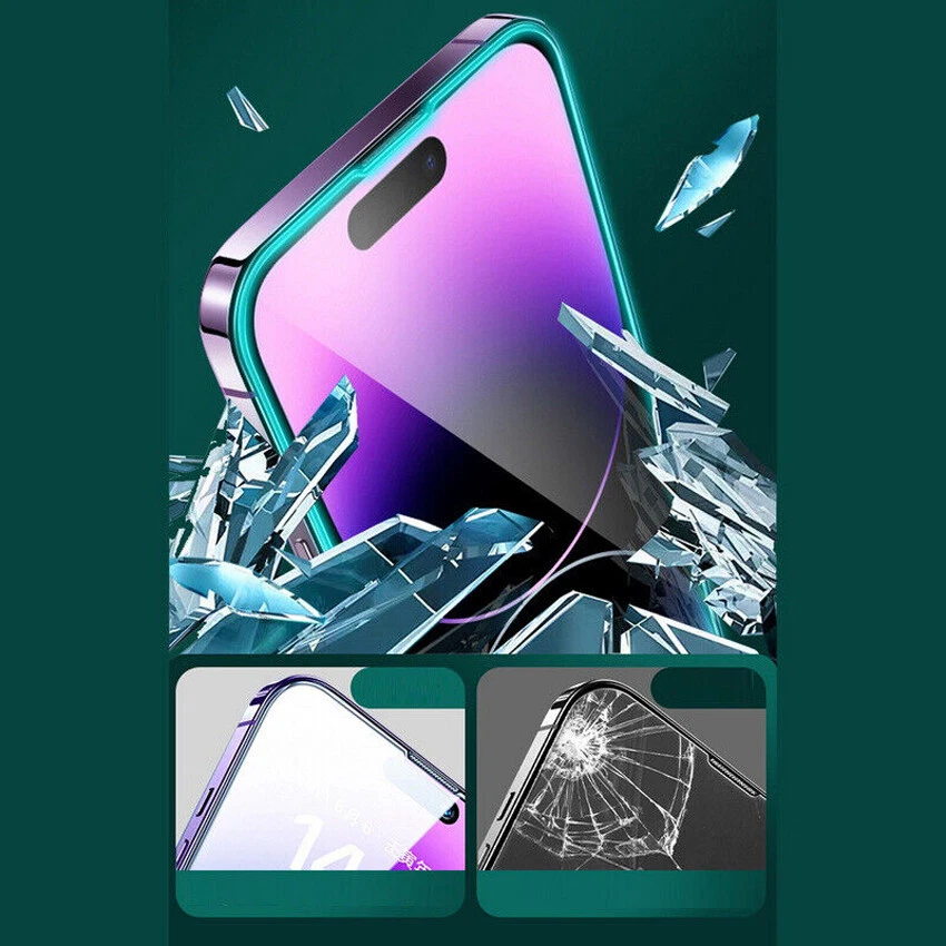 1/2/3PCS For iPhone 15 14 Pro Max 13 12 11 Luminous Night Screen Tempered Glass - Image 3 of 4