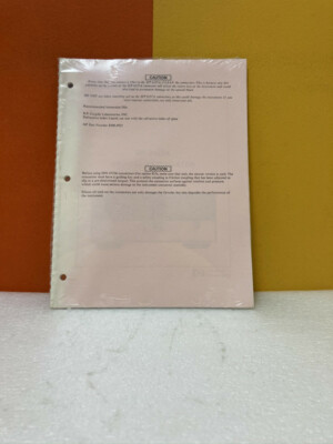 HP 08157-90012 8157A Optical Attenuator Operating & Programming Manual