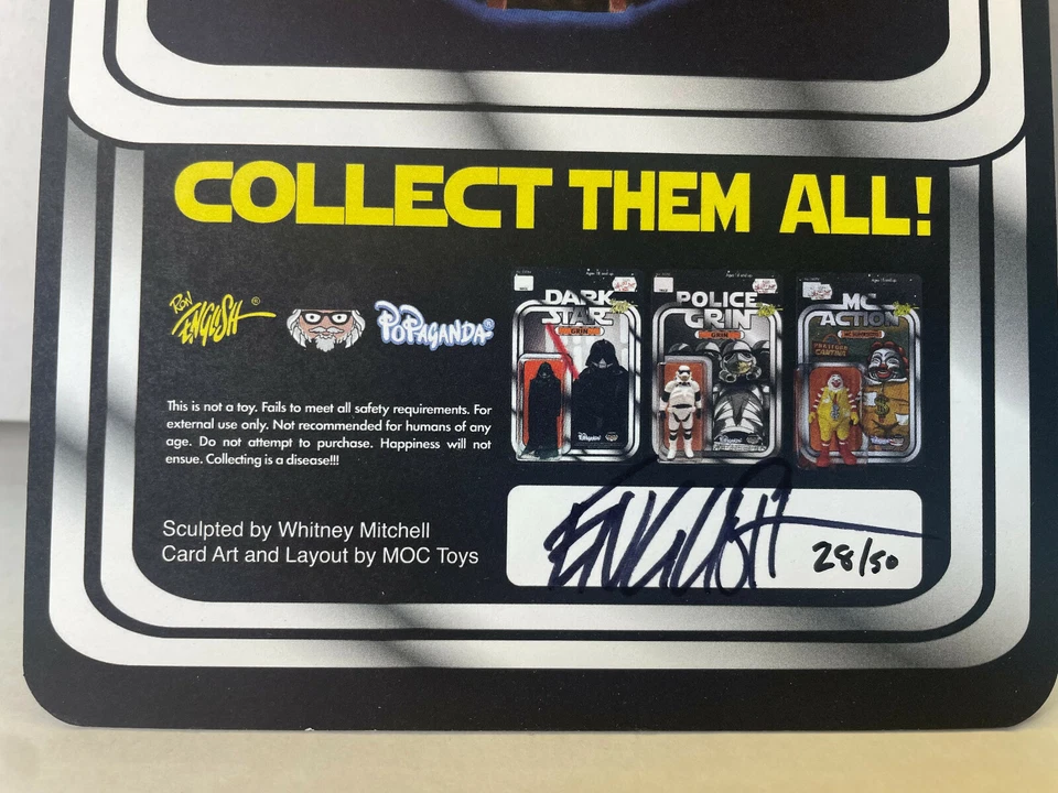 Ron English Iron Skin Grin NYCC 2021 EXCLUSIVE 28/50 signed By Ron English - Image 4 of 4