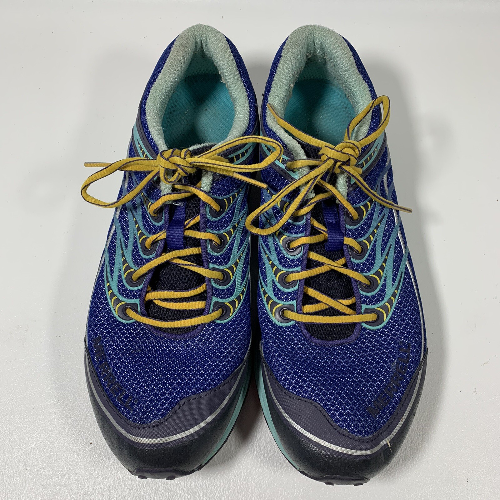 Scarpe da trekking da donna blu Merrell ultra marine taglia 9 5 maglia traspirante