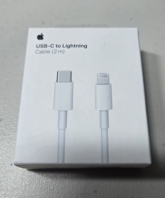  Apple USB-C to Lightning Cable 2m (6.6ft) MQGH2AM/A White Sealed New Genuine