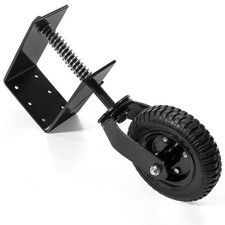 Stark USA Universal 8" Flat-Free Tire Gate Wheel Suspension Spring-Loaded Wood C