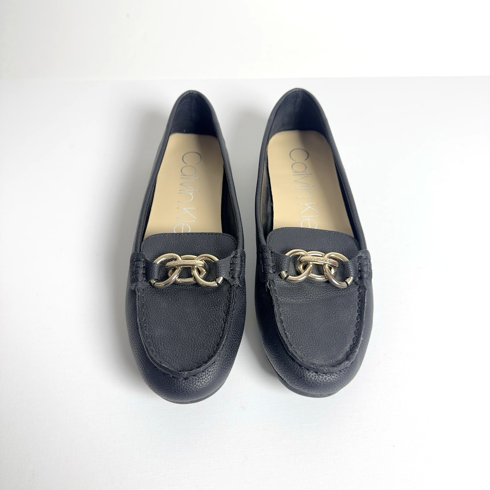 Calvin Klein Luca Loafer Women's Size 9.5 Black Slip-On thumbnail 3