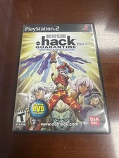.hack Part 4: Quarantine PS2 NA / NTSC CIB W/ Bonus Disc + Reg Card - Very Rare!