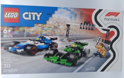 LEGO City Formula 1 F1 Grid with VCARB & Sauber Race Cars Toy 60474
