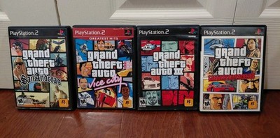 Grand Theft Auto Trilogy (III, Vice City, San Andreas) - Sony PlayStation 2 PS2
