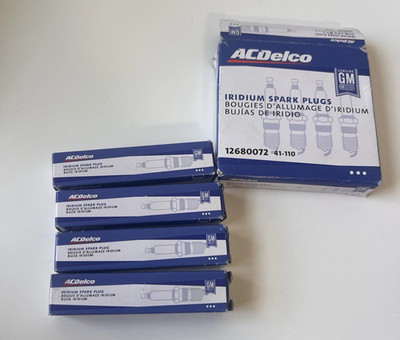 Set of 4 ACDelco 41-110 Professional Iridium Spark Plugs 12680072 Genuine GM