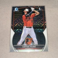 2023 Bowman Chrome - Prospects Carter Young #BCP-183 Mojo Refractor (RC)