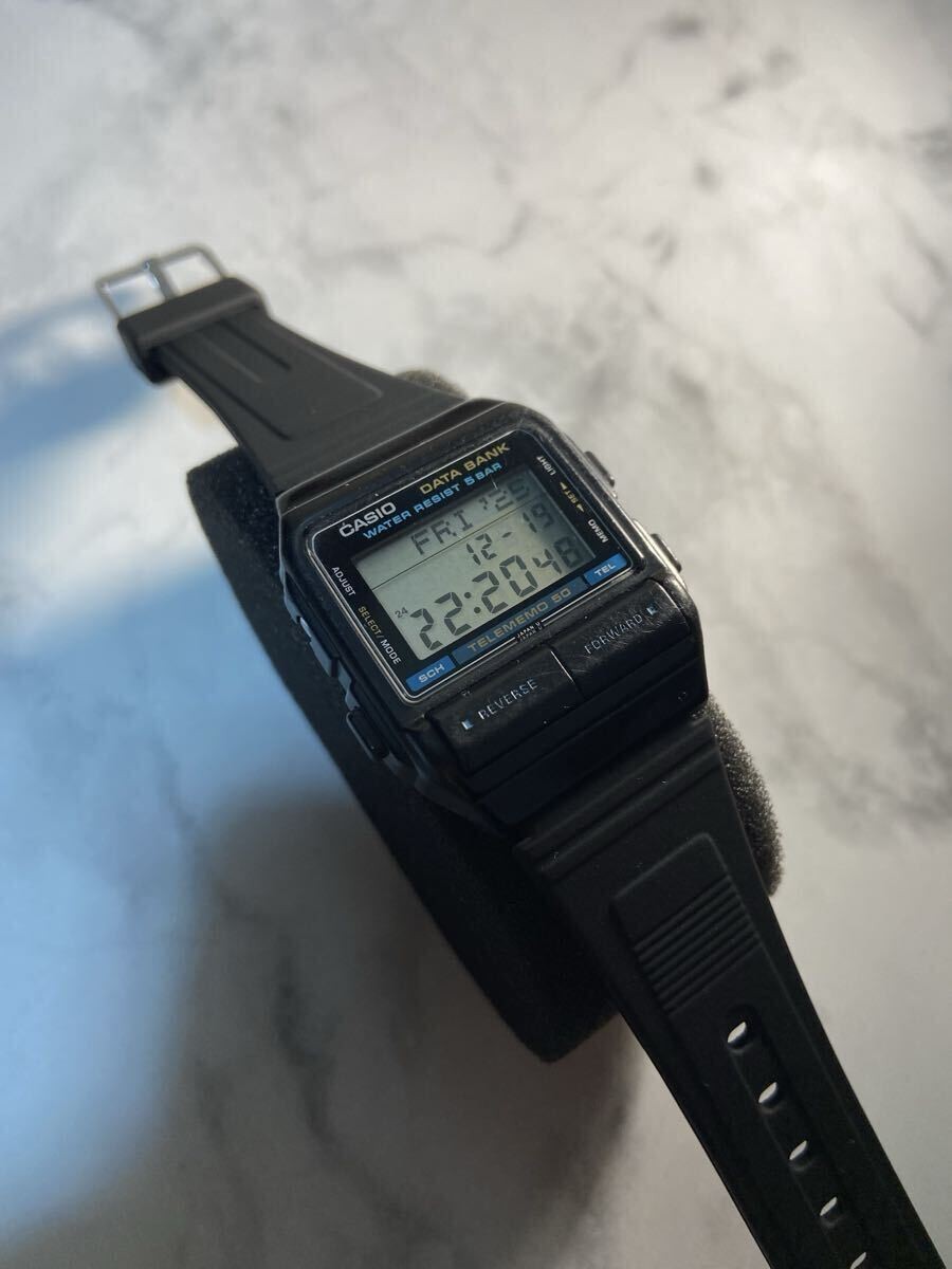 CASIO DB-55W Watch Vintage 80s Rare Japan Data Bank Vintage Model