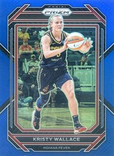 2023 Panini Prizm WNBA KRISTY WALLACE #54 BLUE PRIZM /175 FEVER