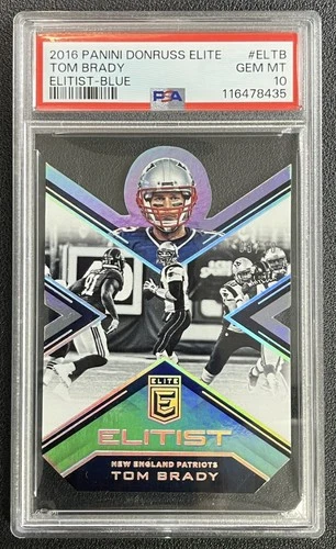 POP 1 TOM BRADY PSA 10 2016 PANINI DONRUSS ELITE #EL-TB ELITIST 3/10 PATRIOTS