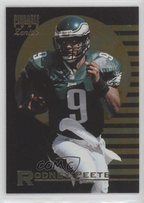 1997 Pinnacle Zenith Rodney Peete #50 0kz8