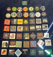 Beer/Drink Coaster Lot of 50.  Nice variety, ...