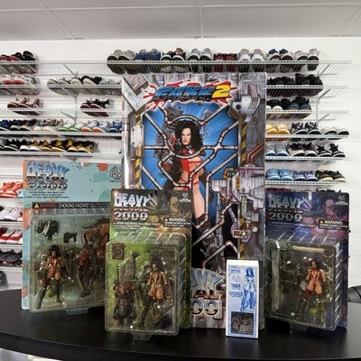 ART Asylum HEAVY METAL 2000 FAKK2 Statue & Figures, Julie Strain Auto Lot NIB
