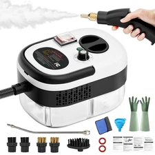 2500W Handheld Steam Cleaner,Portable Car Steamer For Auto Detailing,High-Tem...