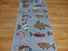 Modernd  Fish Sea Animal Designd Rug Turkish Fine Quality 2.5x8 Ft — photo 10
