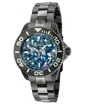 Invicta Pro Diver Women's 35764 Automatic 38mm Abalone Gunmetal Watch