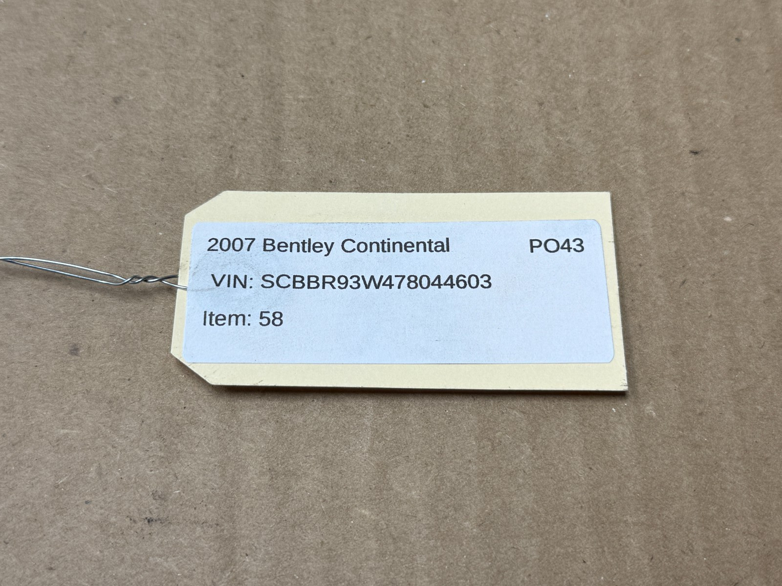 06-12 Bentley Continental Flying Spur ECU ECM Engine Control Module Unit PO43