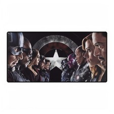 Marvel Captain America Civil War Team Split Faces Shield Mouse Pad Desk Mats